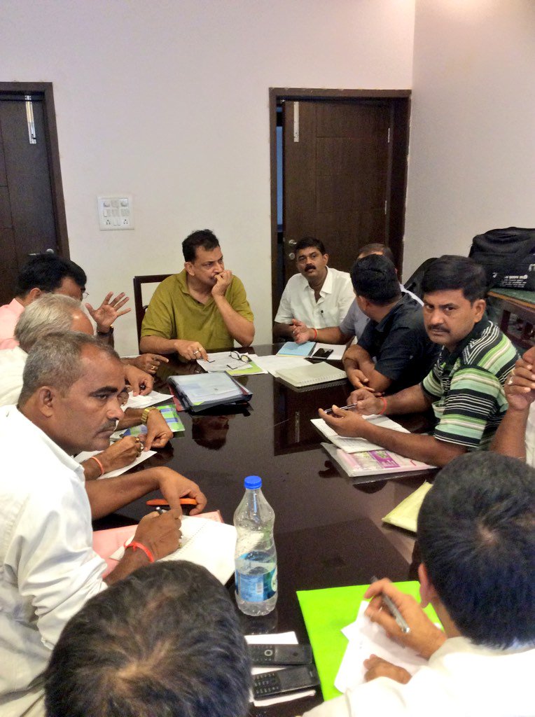 RajivPratapRudy's tweet photo. Constituency review  on Ujjwala ,Rural Electrification , Ambulance Services ,Preparation for a Camp for disabled etc https://t.co/z2AWRAmdQE