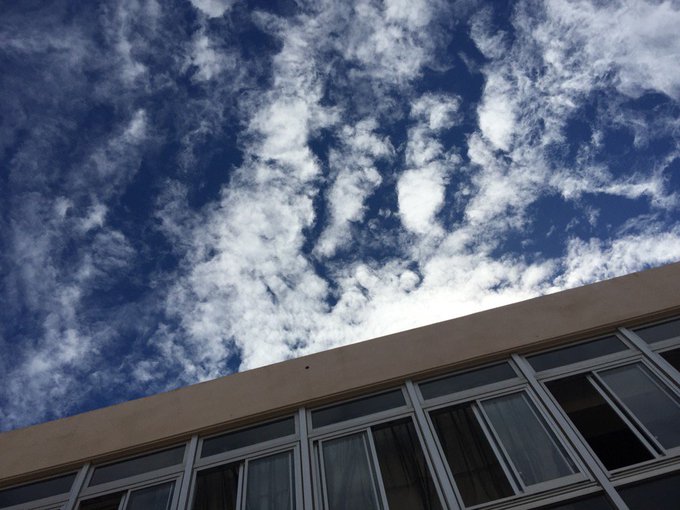 投票行ってきました
空がすごい 