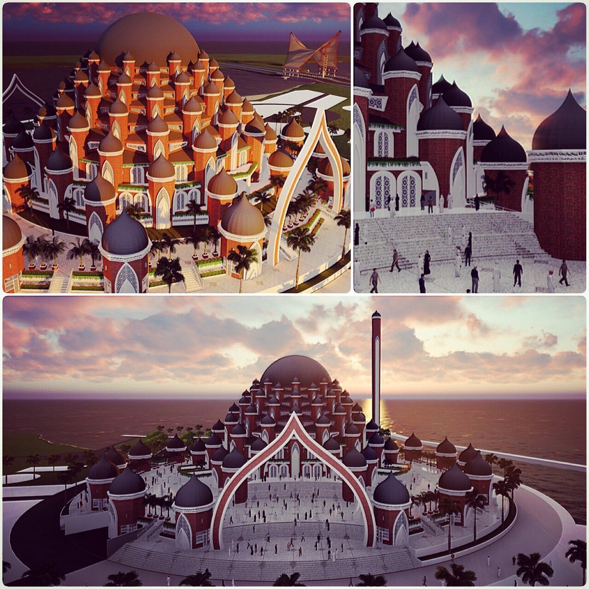 ridwankamil's tweet photo. Dimintai tolong ol Gubernur Sulawesi Selatan ut mengonsep desain Masjid Raya Sulsel di pinggir laut Makassar https://t.co/egHwOuYHWK
