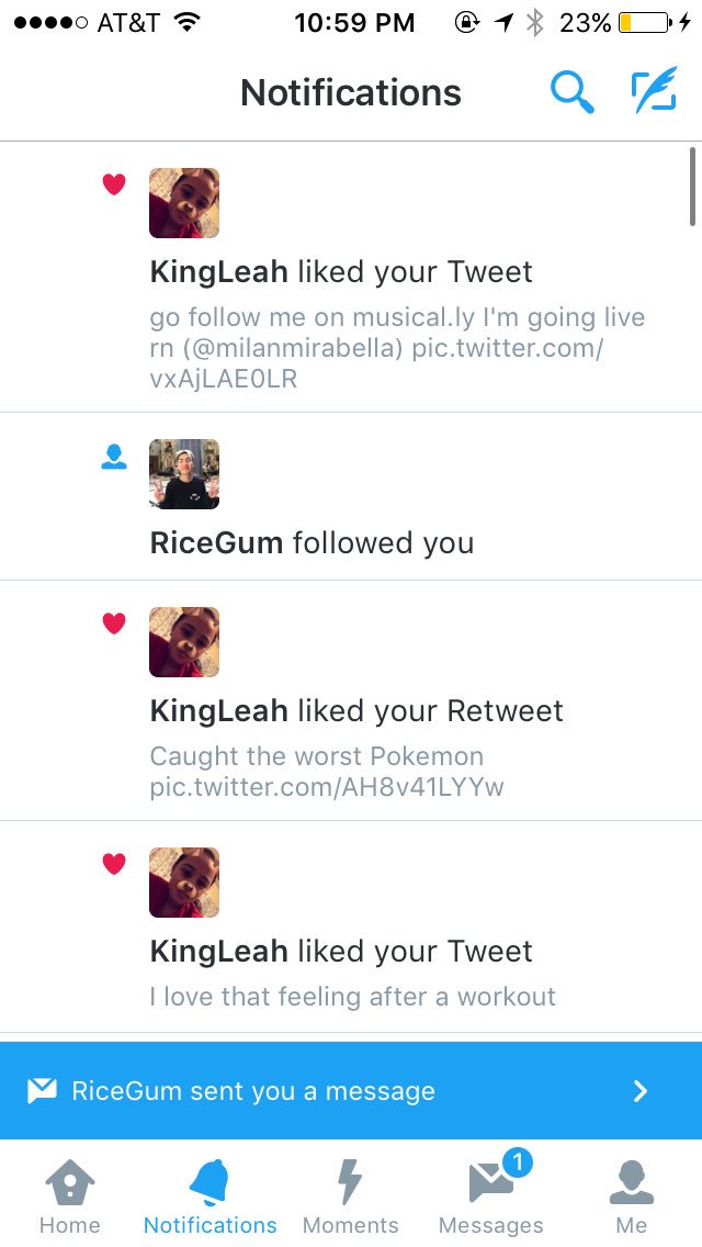 milan mirabella on Twitter "HE FOLLOWED ME OMG!!…