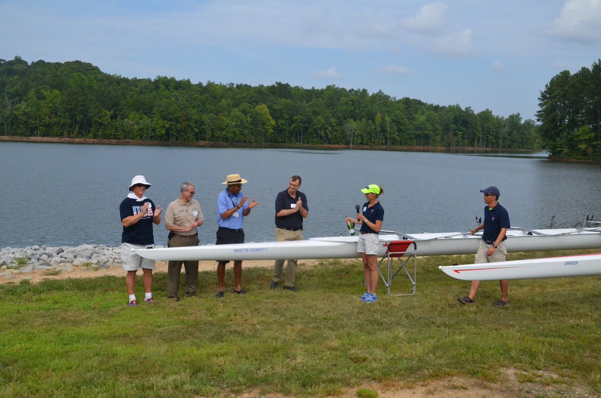 RowAmerica Peachtree Fayette County 10 Christening! #rowing #rowptc #justaddwater #growthesport