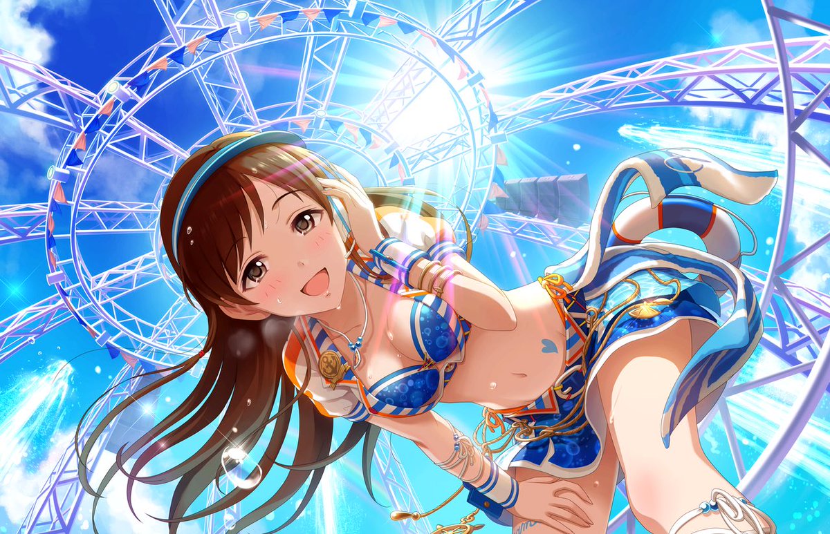 モバマス クールsr画像bot 夏色の南風 新田美波 T Co Nnuuhw8jcz