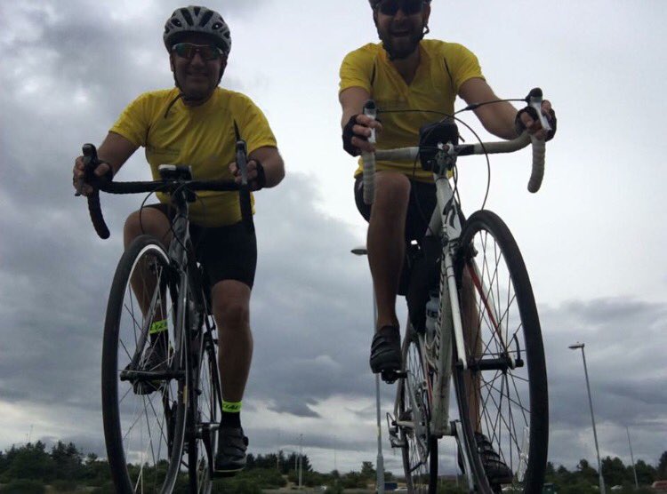 TheGreenCoffeeM's tweet photo. Chris and Si are well on their way.
A few challenges, but arrived in France last night and ready for the last leg https://t.co/aftwdxiLvt