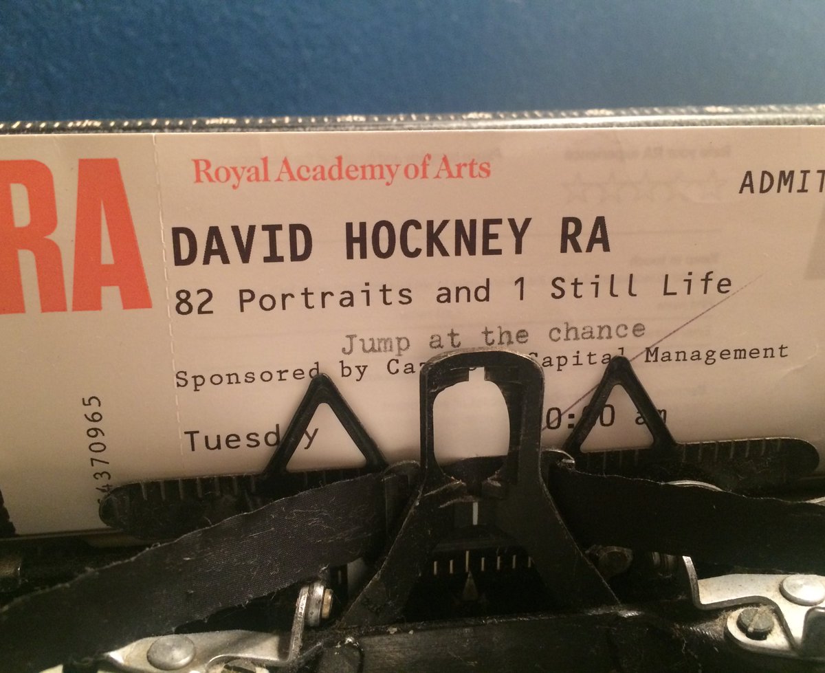 typewreck's tweet image. Jump at the chance #typewriter #typeart #london #artlife #typeonthings