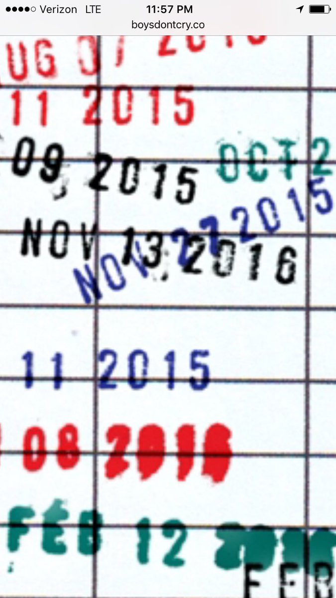 No one noticed Frank Ocean's 2016 date? #frankocean