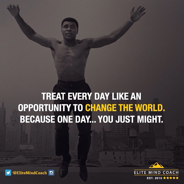 What we do today can change everyone's tomorrow 👊 #HardWorkPaysOff