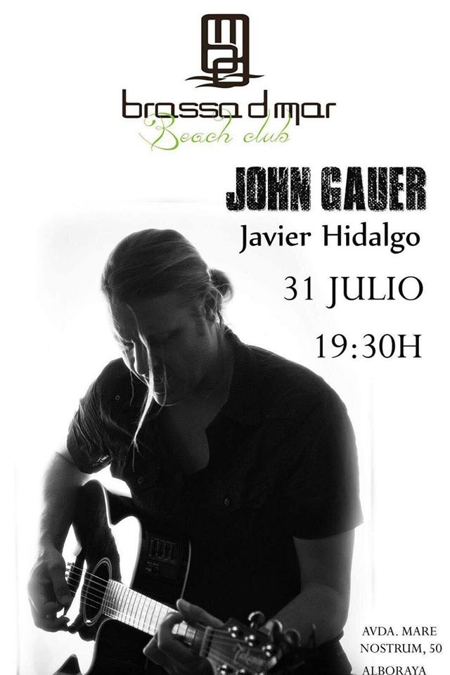 Hoy contamos con la voz y música de John Gauer y Javier Hidalgo. A las 19:30h. te esperamos en Brassa,