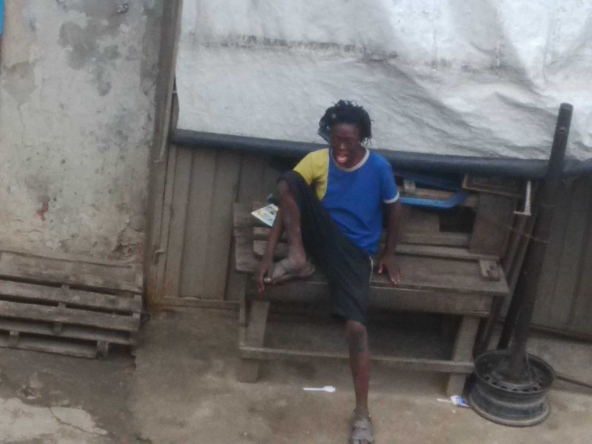 Gutsy_P's tweet photo. How an African's  child face is when crying #Gutsy https://t.co/r193yXz5NN