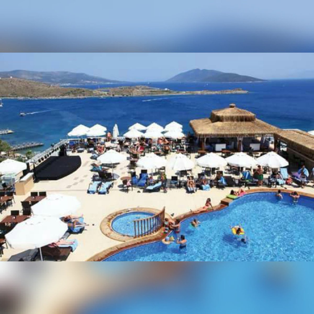 Kamiya's tweet photo. #1derful Soaking in the sea and sun at Bodrum, Turkey! #ThrowbackTurkey #Turkey #Travel #Wanderer #Missjani https://t.co/31QuB9y8S0