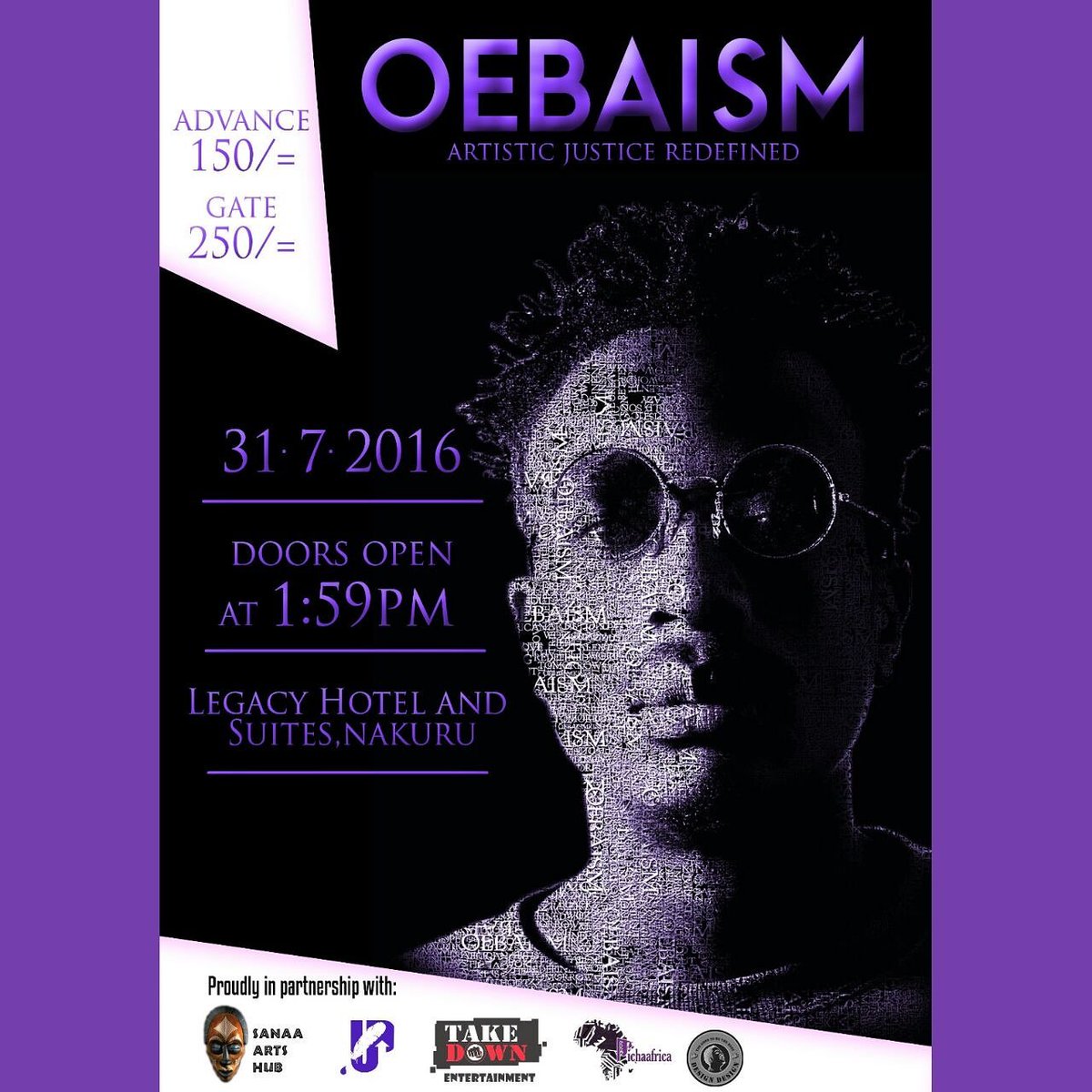 NakuruUpgrade's tweet photo. Wondering what to do this afternoon in Nakuru. This is it!
#Oebaism 
#UpgradePoetry 
@WhatsOnNakuru @StreetNakuru https://t.co/Szf0KOAW2U