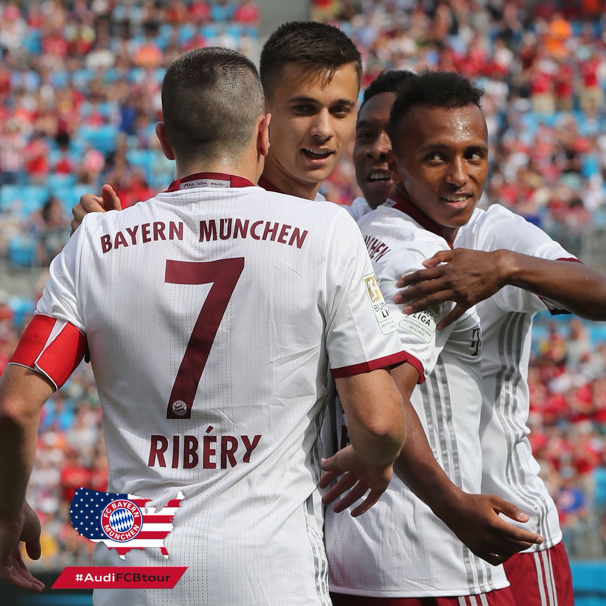 FCBayernEN's tweet photo. 3 for #Green, 1 for #Ribéry - what a night for the #FCBayern attackers! #FCIMFCB https://t.co/EwjghcaqRa