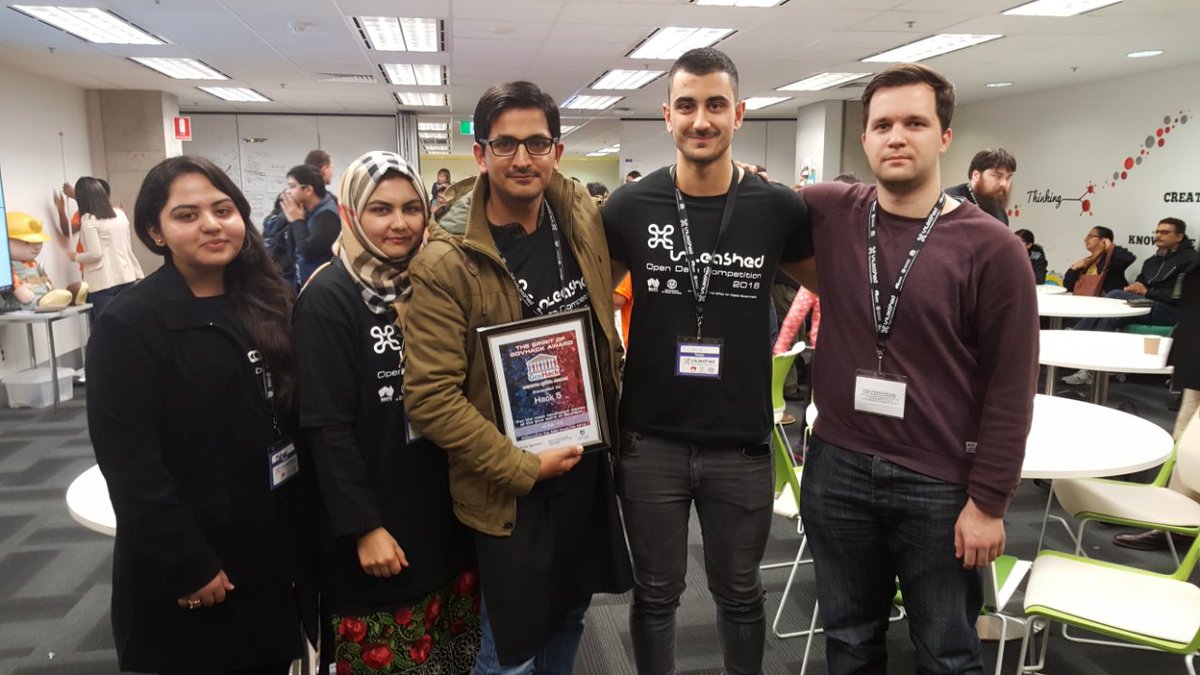 hack5unleashed's tweet photo. #hack5 #codename:ORBIT #SpiritAwardWinner #GovHack #SAunleashed #GovHack2016 #WatchOurVideo #WINNERS https://t.co/IuSA286L11