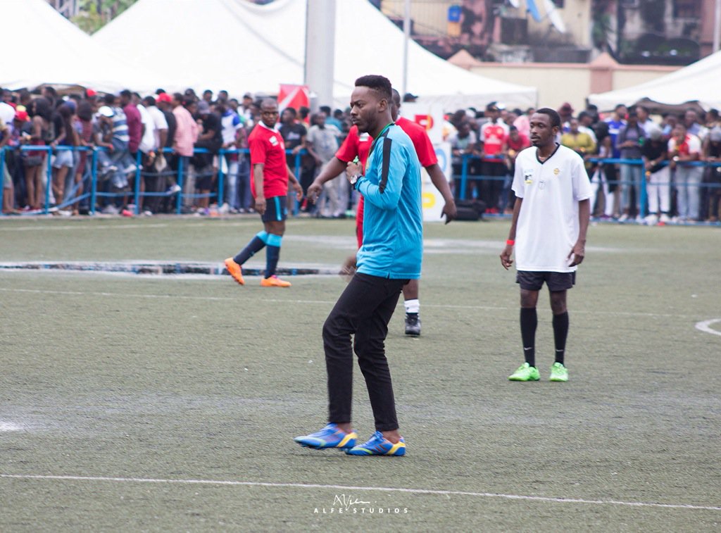 TheAlfe_'s tweet image. More pictures from konami2016
#tagthem #KONAMII2016 #celebritymatch @Konamiiafrica #alfestudios