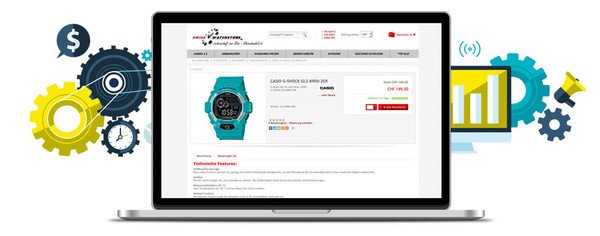 BlackbitDigital's tweet photo. Immer up to date: Präzise Umsetzung des SWISS WATCHSTORE #xtCommerce Shops. https://t.co/uyAFJ8t89g https://t.co/suPqflhYCU