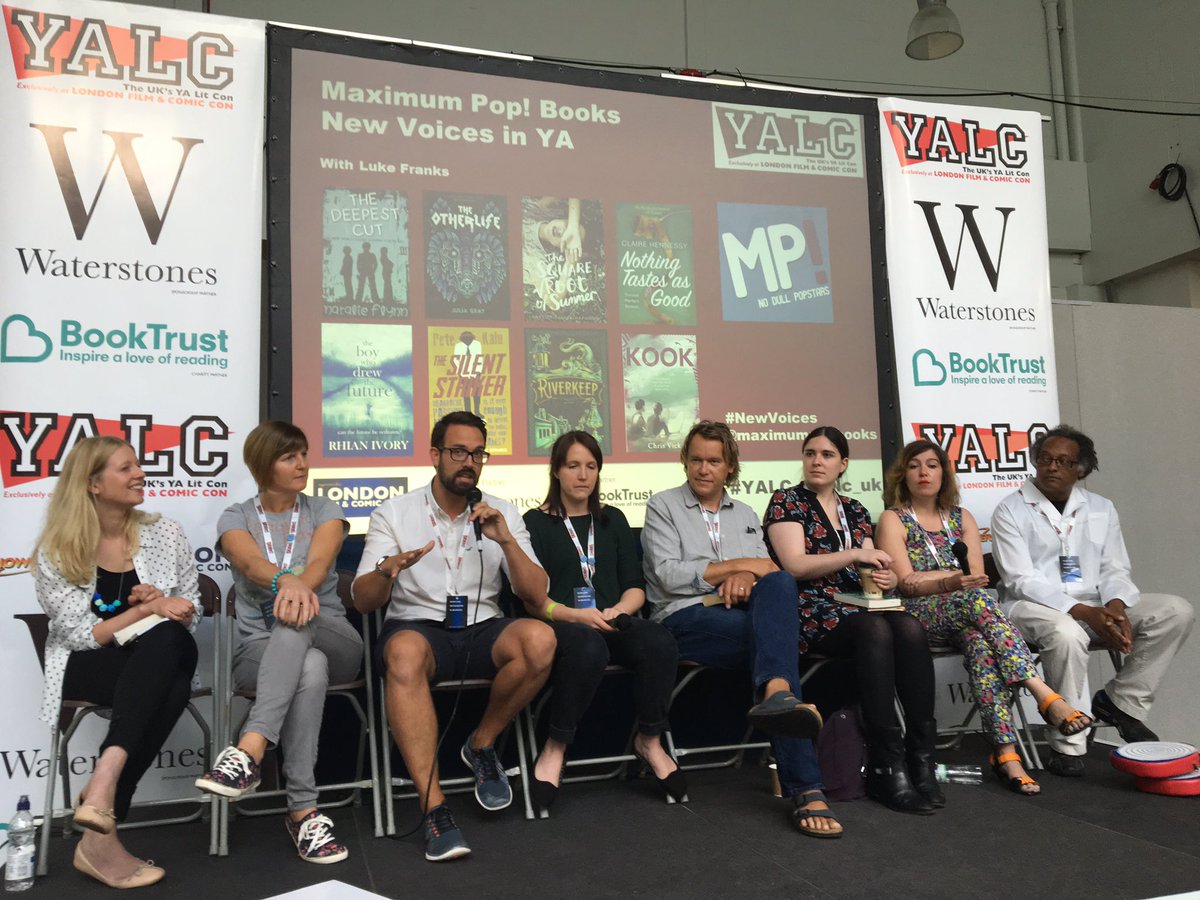 penguinplatform's tweet photo. It's the final day of @yalc_uk and today @martinjstewart is talking about his debut novel #Riverkeep! #YALCon2016 https://t.co/EjohRLIWt8