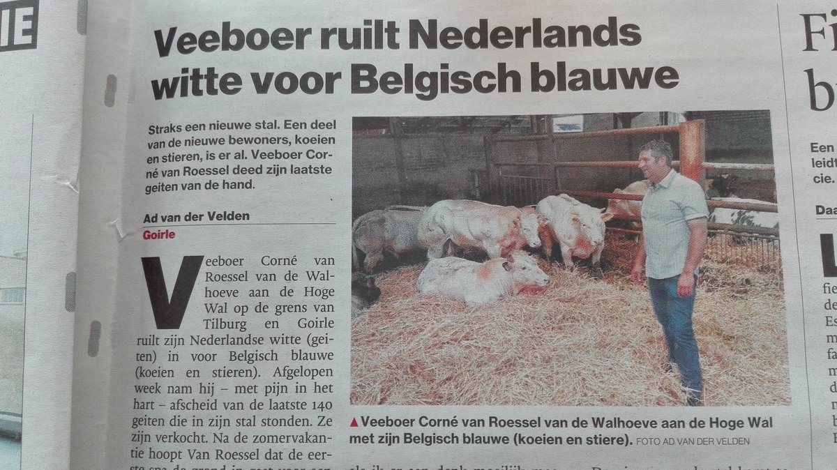 En een van mijn leukste collega's <a href="/walhoevecorne/">Corne van Roessel</a>  uit de geitenhouderij neemt afscheid van de geitenhouderij.