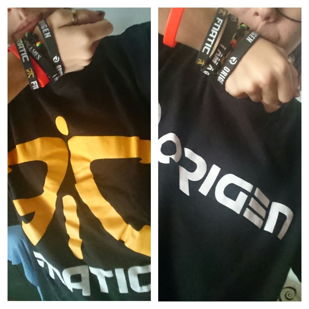 Oitozero13's tweet photo. Preparada para ambos partidos #VeranoLCS18 #fnaticwin #origenwin https://t.co/uUHZdSywWd