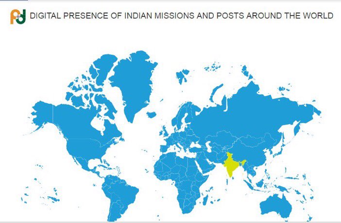 A global first!
<a href="/facebook/">Facebook</a> app with social media links of all Indian missions &amp; posts
mymea.in/api