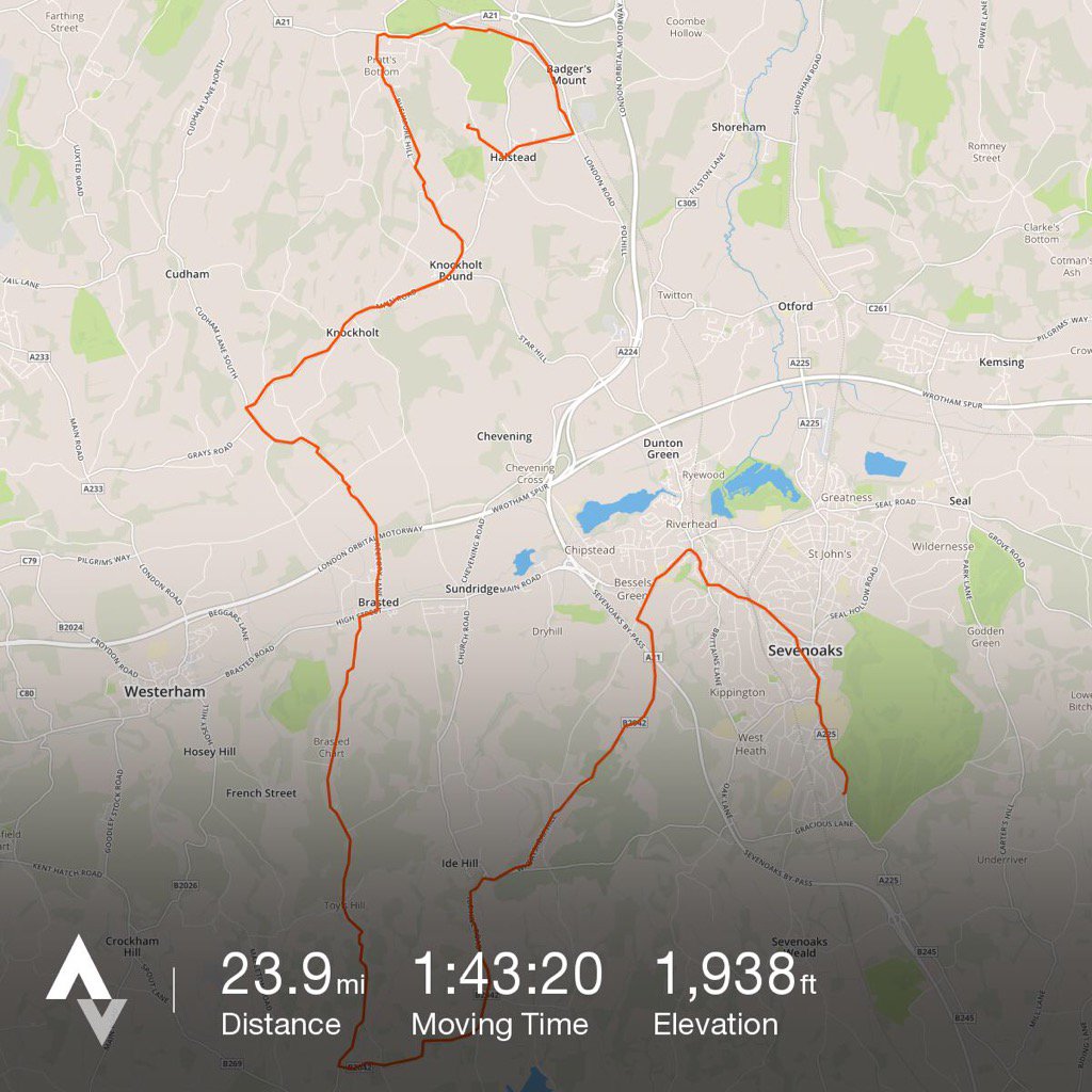 James_Samworth's tweet photo. Check out my ride on Strava.
https://t.co/wiDR9blx7z Broken by Bez... #KentHills https://t.co/YaKmDtDlNU