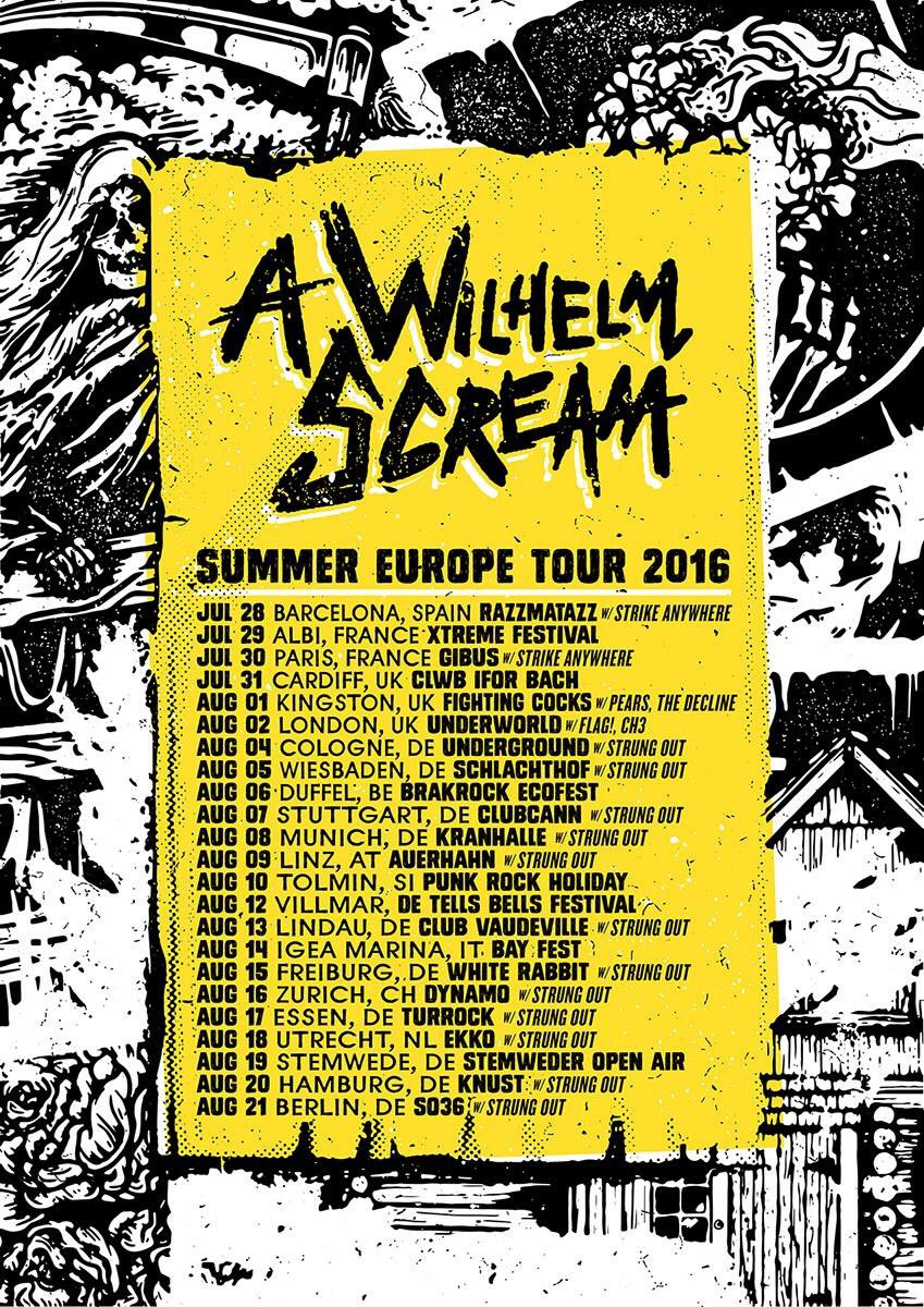 We support <a href="/AWILHELMSCREAM/">A Wilhelm Scream</a> tonight <a href="/ClwbIforBach/">Clwb Ifor Bach</a> ! There will be tickets on the door!