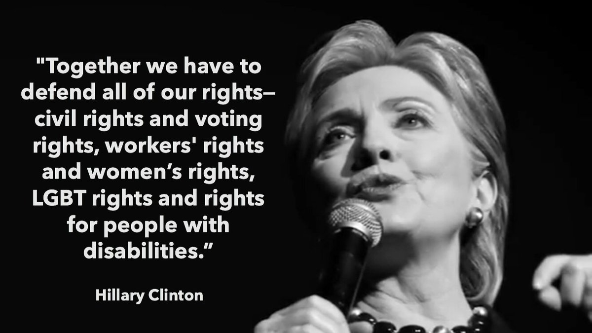 ImwithHer2016's tweet image. Hillary believes barriers can come down; justice and equality can win. #ImWithHer