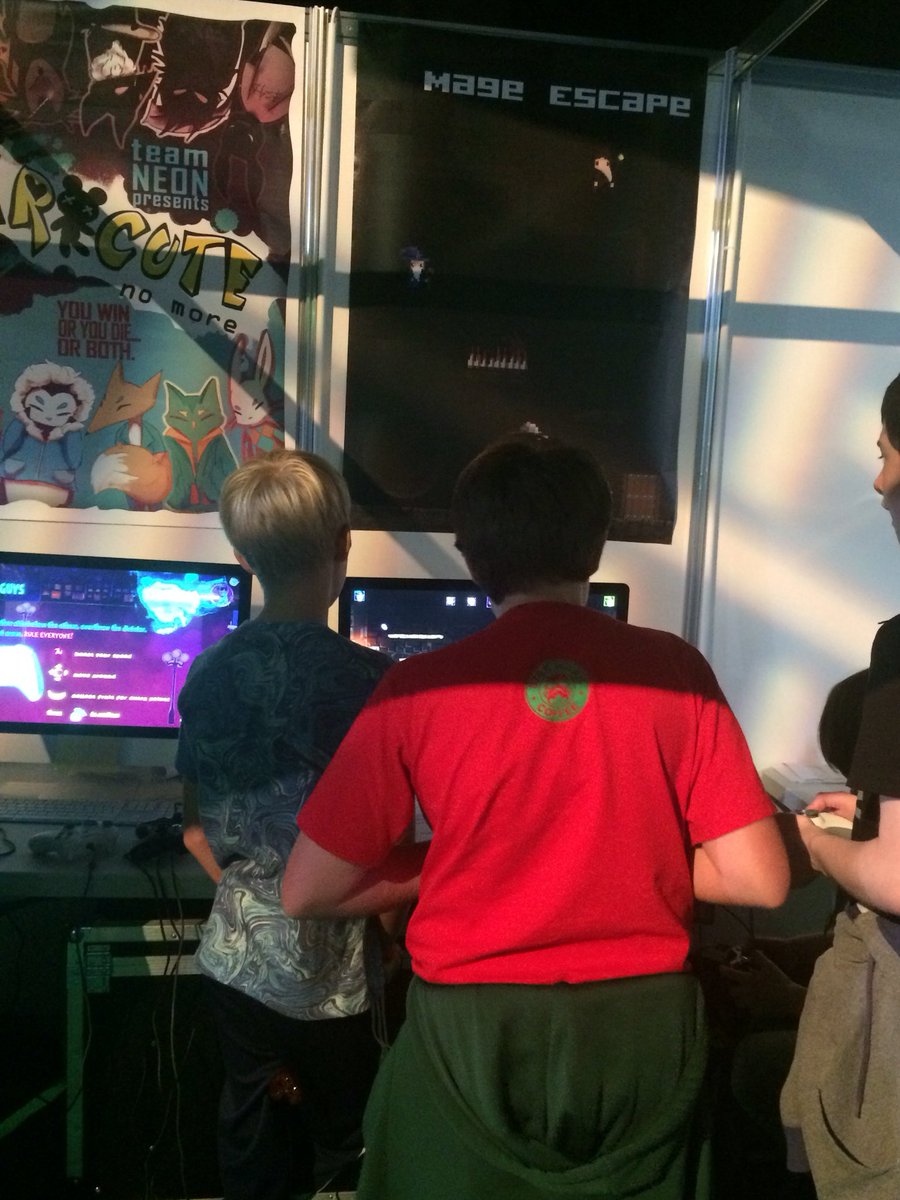 MageEscape's tweet photo. @RTGFest is quietening down but we're still very busy at @RTG_Indie come and try our game out before it's too late! https://t.co/yUmPDoXoGv