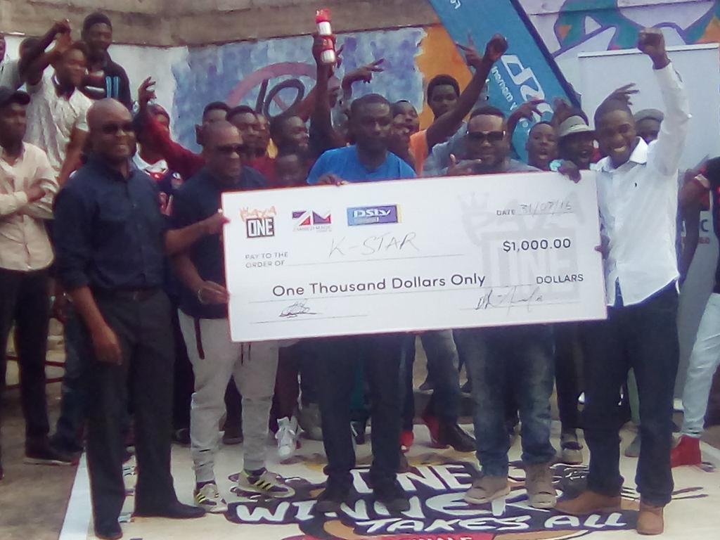 <a href="/MwanaMayardi/">L Dee</a> is the first winner of today. #PayaOneFinale