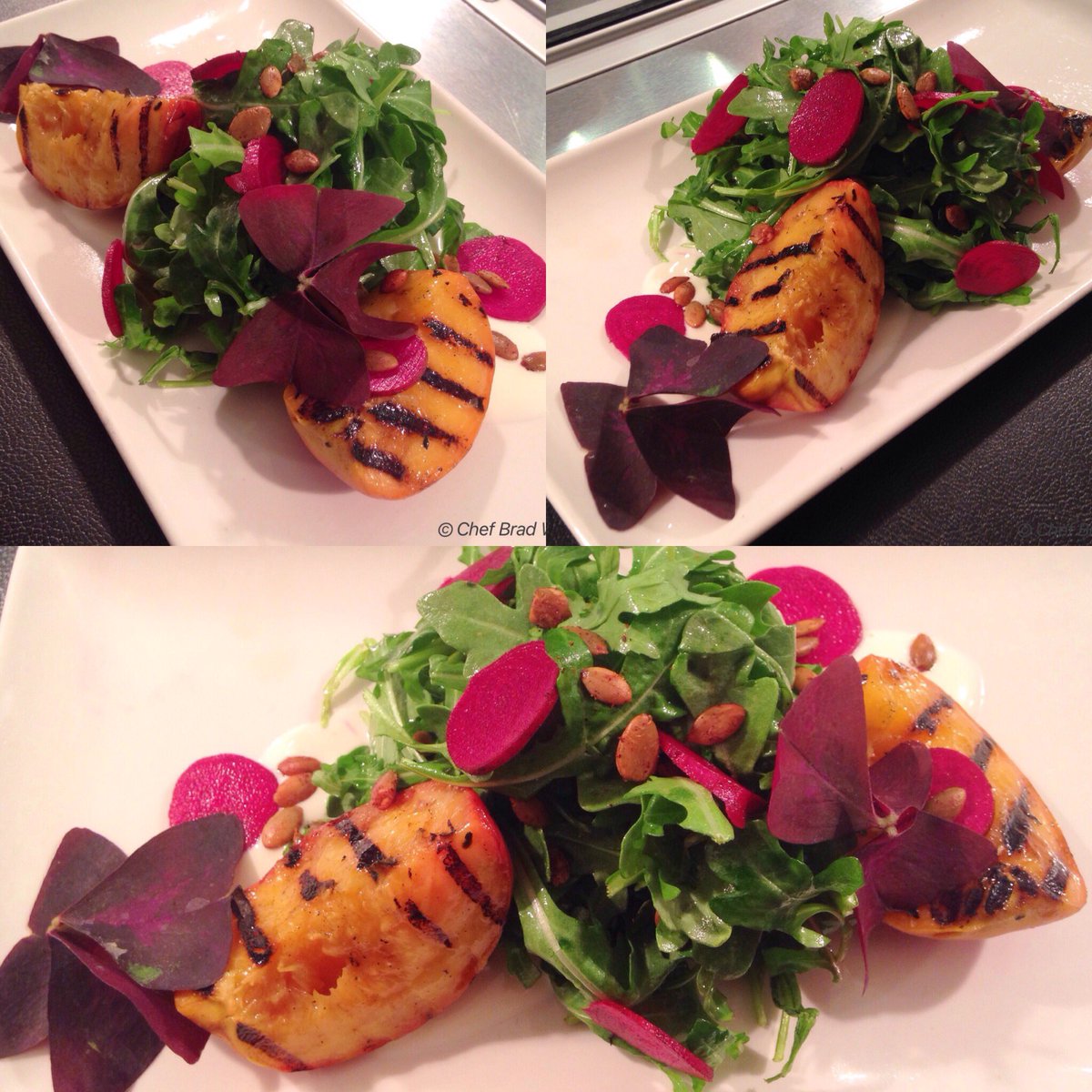 weideman_brad's tweet photo. Peach salad #thechefsgarden #dcprimesteaks https://t.co/0hHvsQvvsN