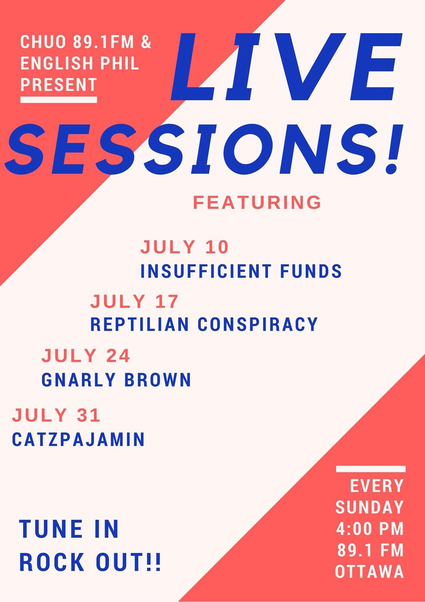 Dont miss the English Phil show to at 4 on <a href="/CHUOMusic/">jdelgado</a> ! Yours truly will be there and be #awesome #radio #trending