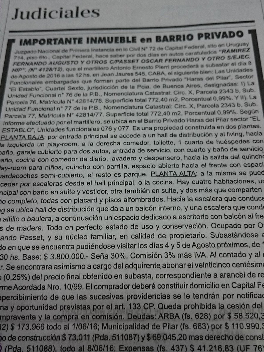 Ferlpb's tweet image. Le rematan un inmueble a #Passet y nadie hace nada