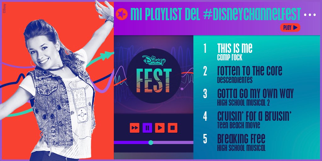 panditadecat's tweet photo. Esta es la playlist elegida por @anajaramartinez de las Películas Originales de Disney Channel. #DisneyChannelFest https://t.co/4NoRBjwJHK