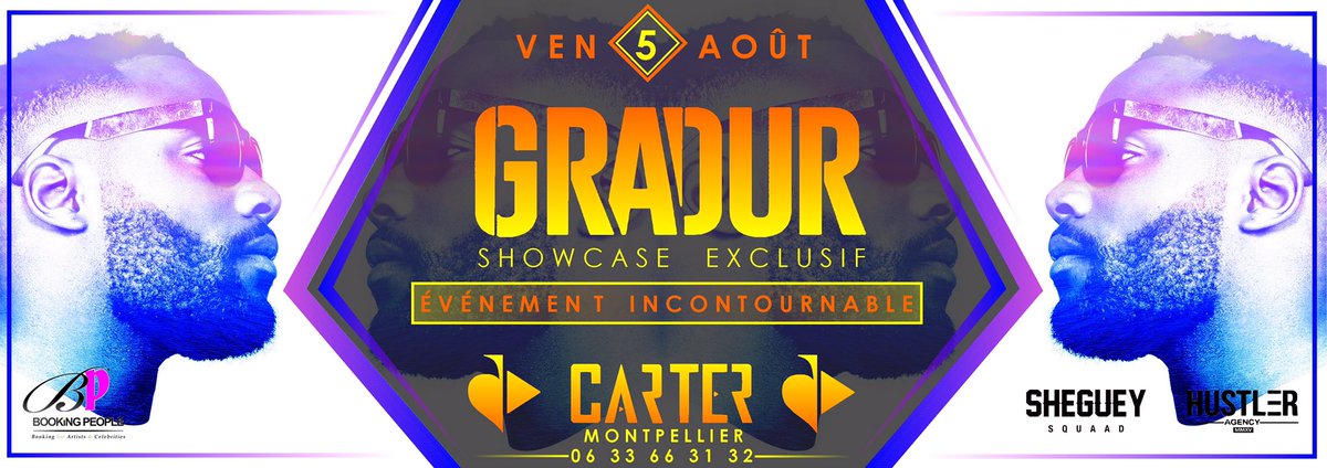 CarterClubMTP's tweet photo. GRADUR au #CarterClub !!!
VENDREDI 5 AOÛT ... https://t.co/q8w7QaCTnd