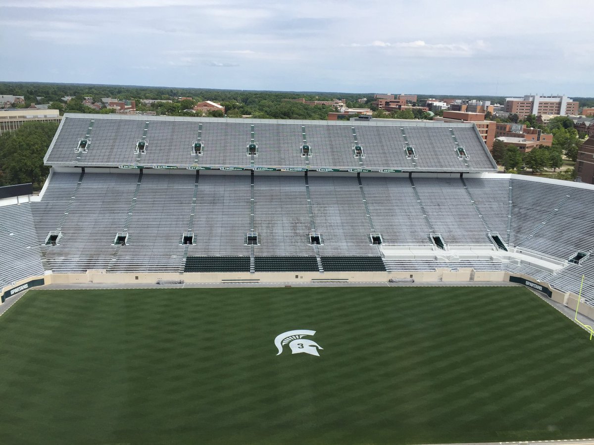 MSU_Football's tweet photo. Mike Sadler Life Celebration - Today at 3 p.m. in Spartan Stadium (gates open at 2 p.m.) https://t.co/idElUXBPDN