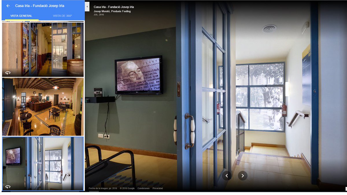 TourGoogleGi's tweet photo. Ja podeu visitar el #tourvirtualGoogle de @CasaIrla @CasRomague a #Guixols!! https://t.co/fZ5gk9Kagm https://t.co/j0o6cfxRnH