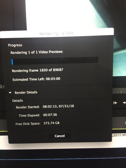 When one video takes 6 hours from premiere.. to render.. wut. https://t.co/GMHRD3kLpH<a href="/tag/blonde"class="tags"><span>#blonde</span></a><a href="/tag/camsoda"class="tags"><span>#camsoda</span></a><a href="/tag/justdakota"class="tags"><span>#justdakota</span></a>