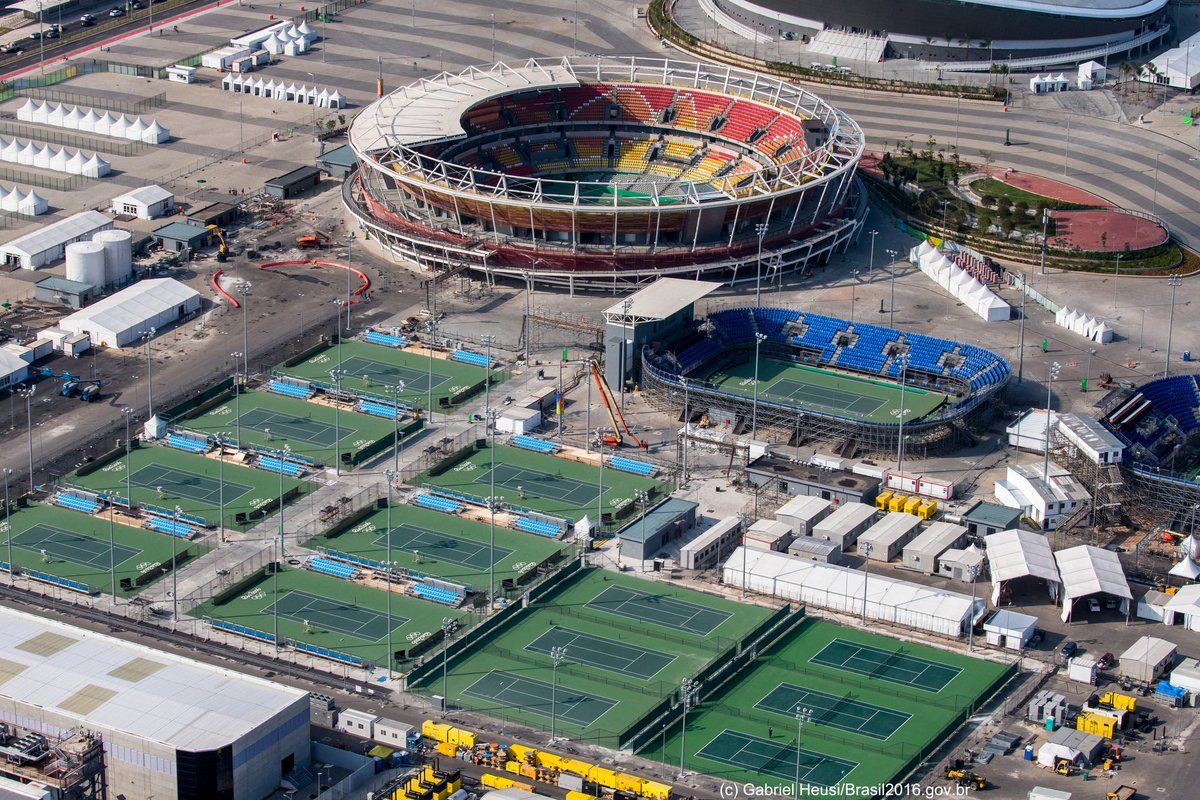 On vous présente le complexe de tennis de Rio ???? We Are Tennis