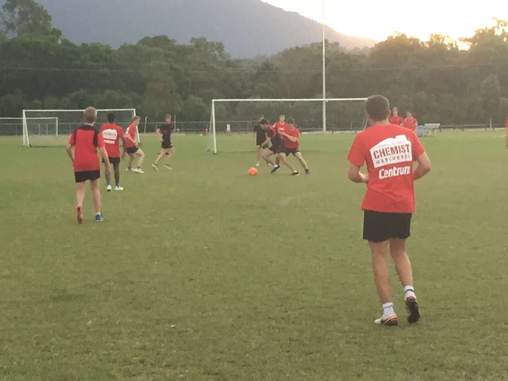 NULS_Sport's tweet photo. Sunlit football in Cairns. U15s beat U16s 6-4. Poor quality need to stick to rugby! https://t.co/DNzkxjf0uH