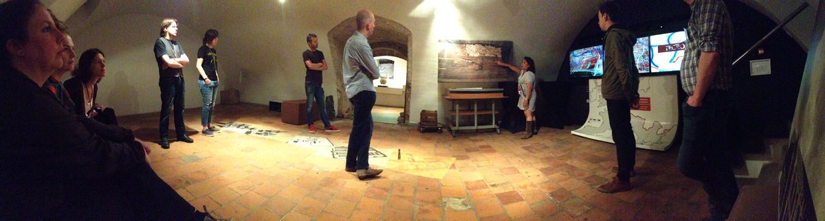 EHYD2016's tweet photo. The DomUnder archaeological expedition this morning. #ehyd https://t.co/N9lfeDwsKY
