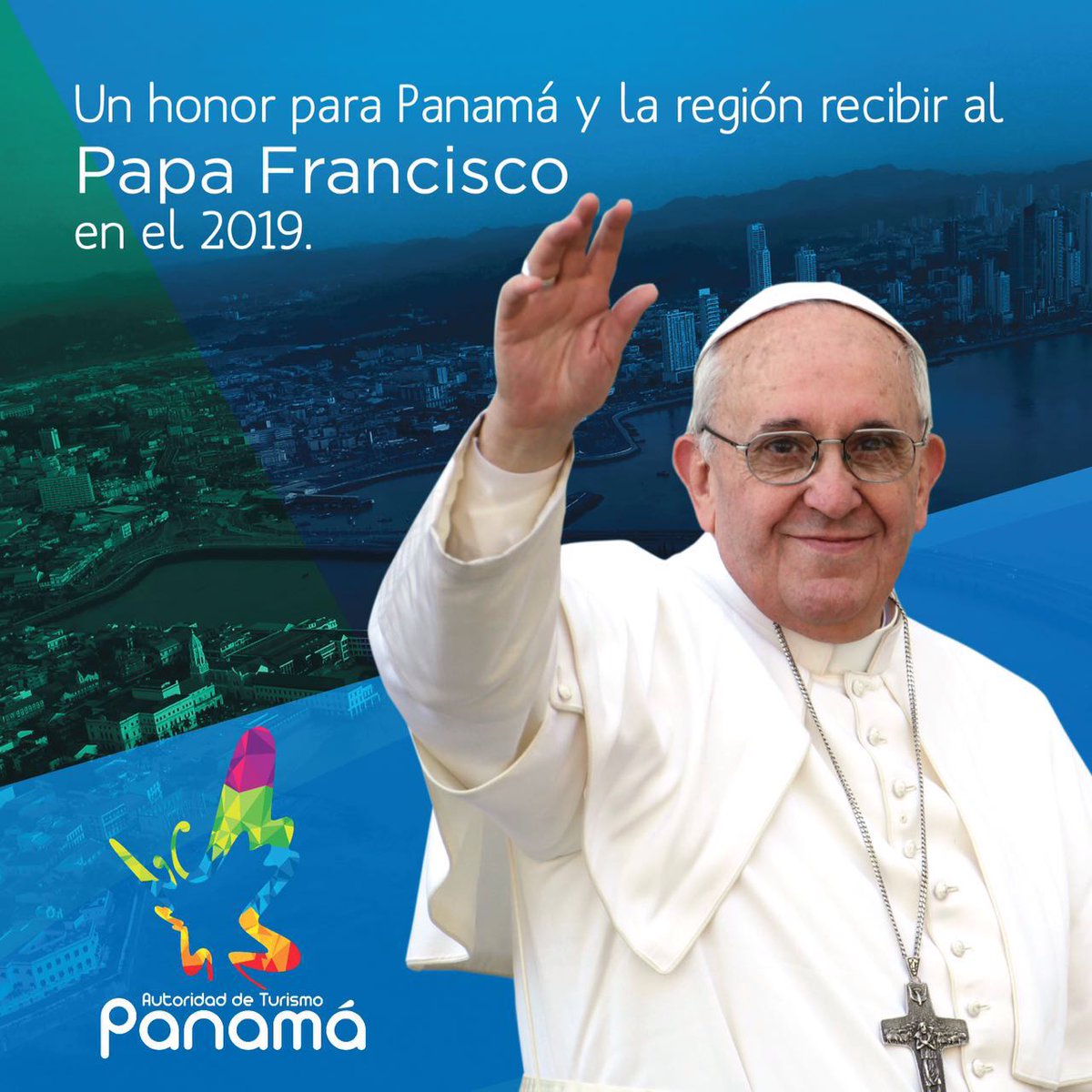Panamá elegida sede de la JMJ 2019,  para nosotros es un placer recibir a todos los visitantes #JMJ2019 #VISITPANAMA