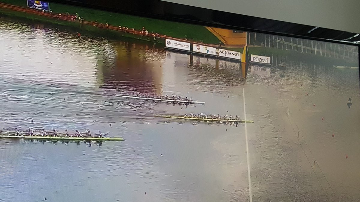 SPSBCParents's tweet photo. Great win for GB JM8+ with Alfred @SPSRowing at 7!!  Wow @GBRowingTeam  - incredible results all round. https://t.co/2cuT6YLNNi