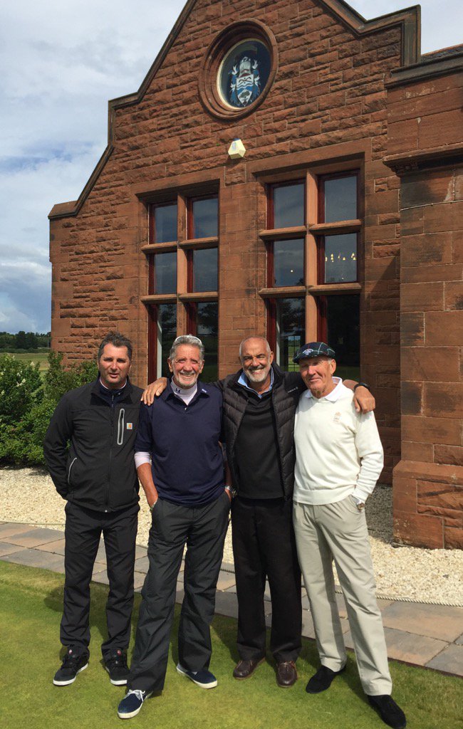 nickwaltongolf's tweet photo. Monsieur Bracciali & friends from Cannes Mandelieu Old Course 🇫🇷 @gaileslinks today #bongolf https://t.co/sQtqHxuX1b