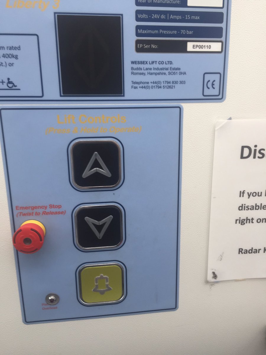 cheryleehouston's tweet image. Upon average I tend to get stuck in three lifts a year. I was doing well until today .. #disabledproblems