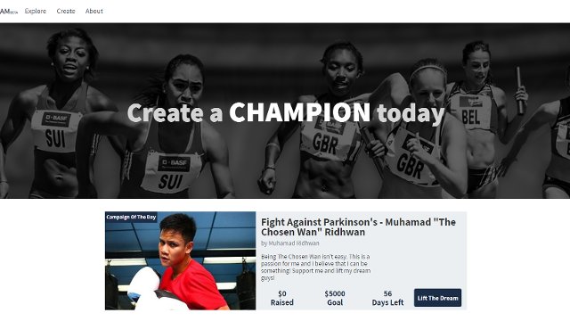 ChannelNewsAsia's tweet photo. Crowdfunding platform launched to help sportsmen overcome financial hurdles https://t.co/2Y5hf4hBVY https://t.co/3bY0JswPqb