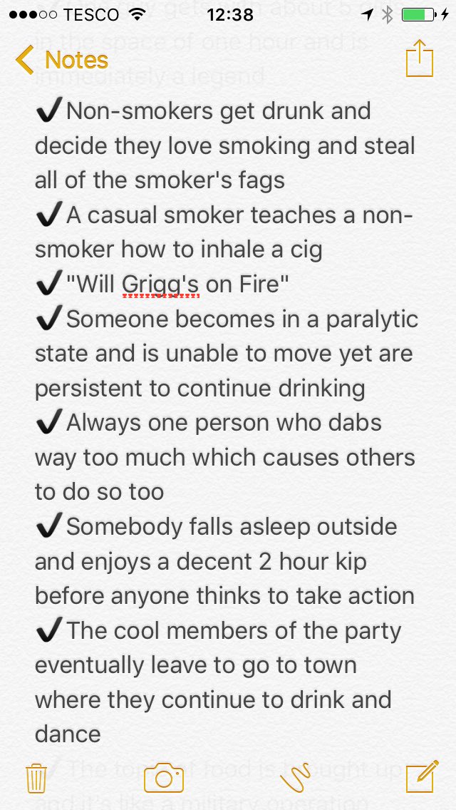 jamesT_2205's tweet photo. Is it even a house party without this checklist? https://t.co/5O71yfzgG4
