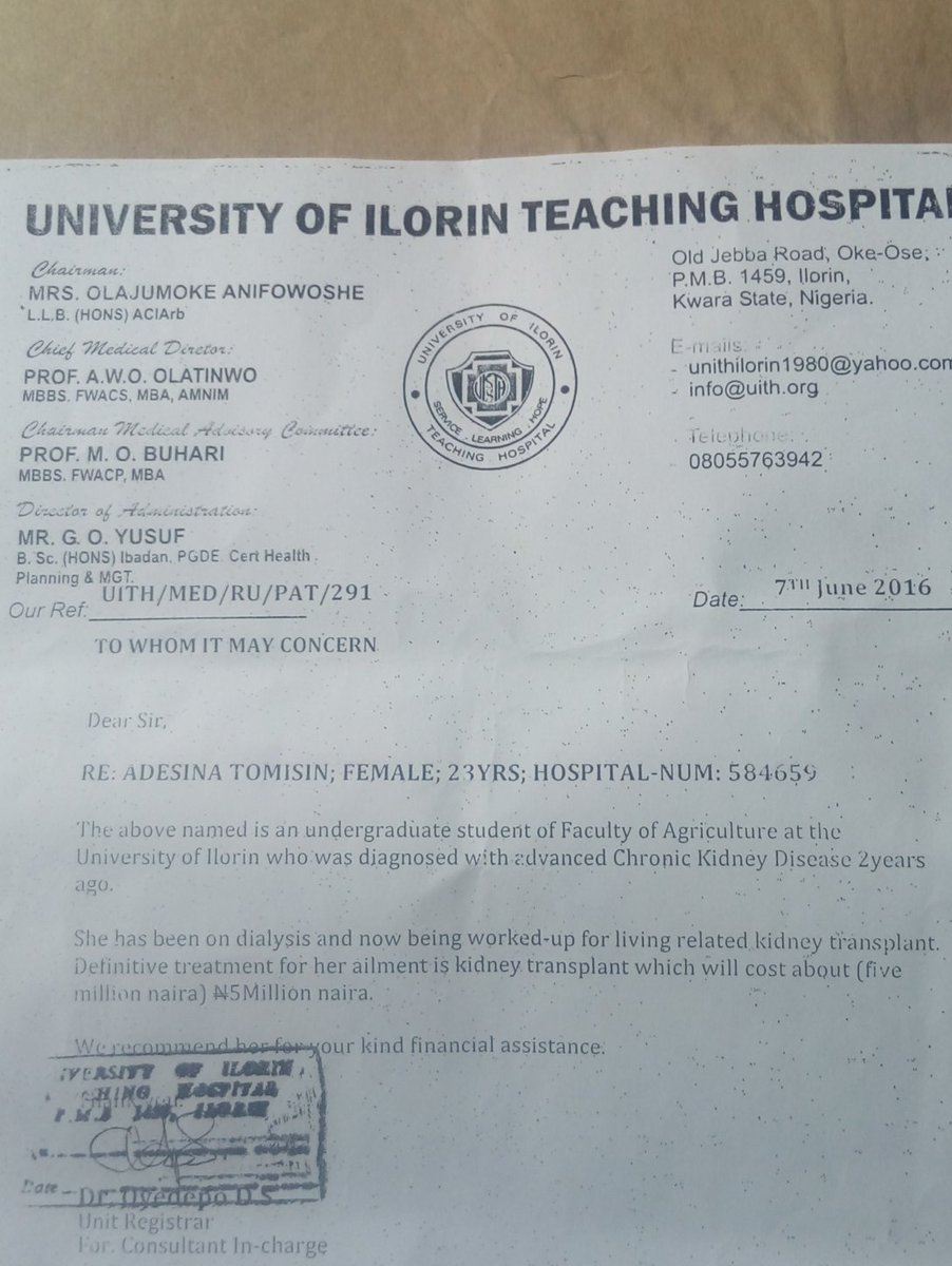 DonaldRex's tweet photo. #HelpSaveTomisin: She Has Found A Donor But Needs N5Million To Live .#TomisinMustlive
https://t.co/uLuZgYbuyh https://t.co/NrDqCgJk3B