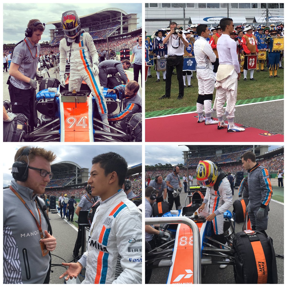 #PostcardFromTheGrid time! #GermanGP #F1