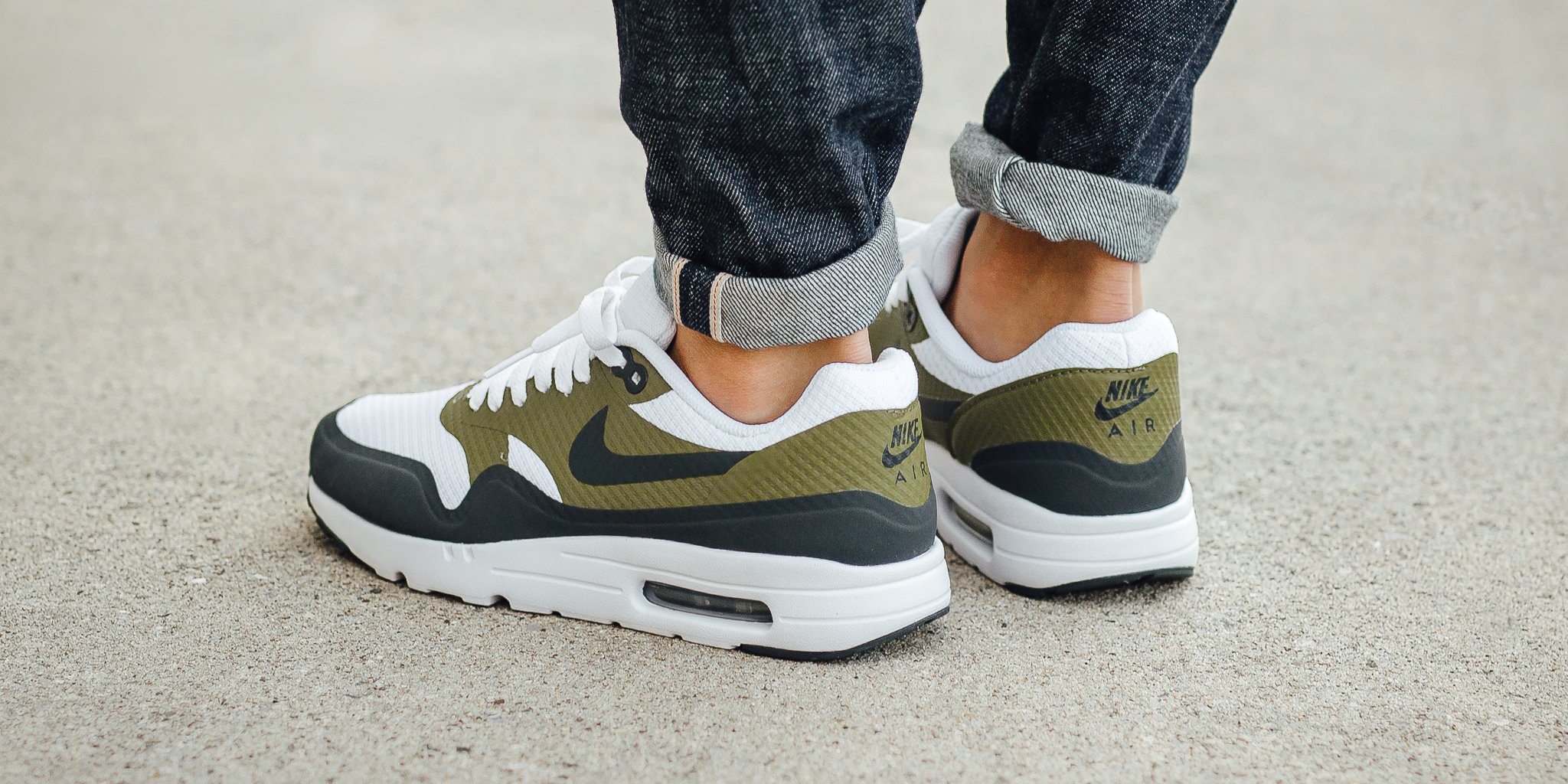 Nike air max 1 ultra essential white anthracite sales