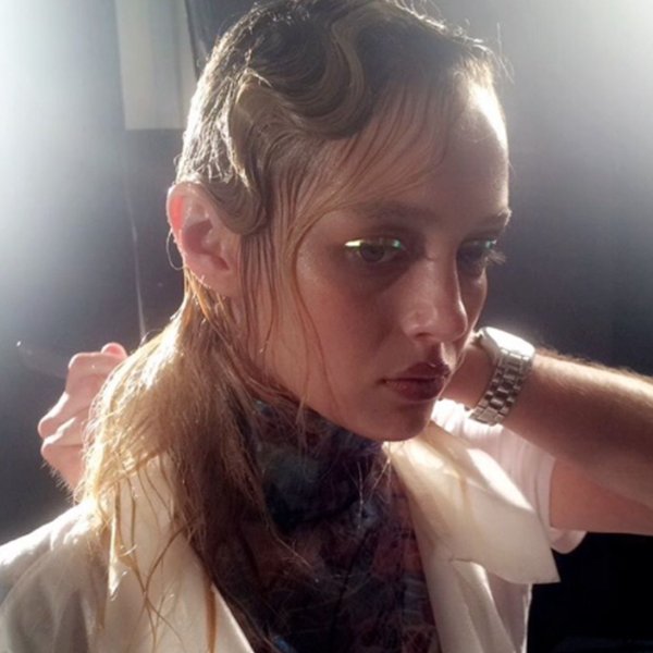 #BrooksHair Team working their magic at our 'R E T I C E N C E' #VT shoot! #Hairstylist #Hair #London