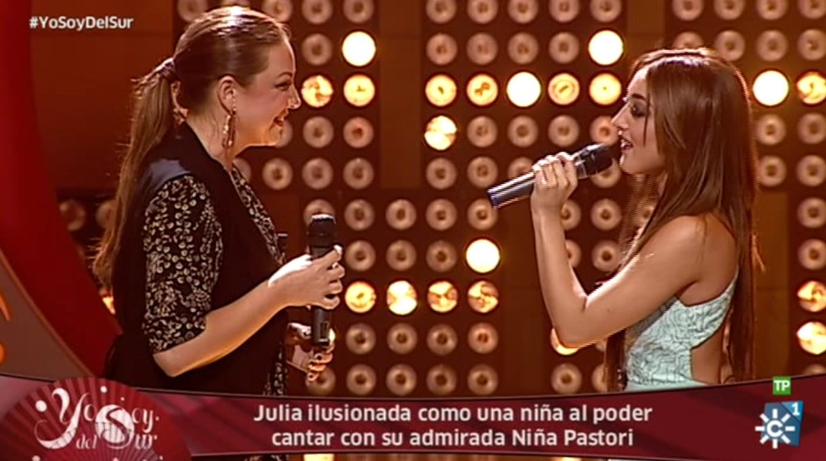 canalsur's tweet photo. #JuliaYSDS y @La_Pastori cantan 'Cai' en @yosoy_delsur, un lujo para los oídos 📺 https://t.co/MnBq2C9sAp https://t.co/CI8x5yJpZj