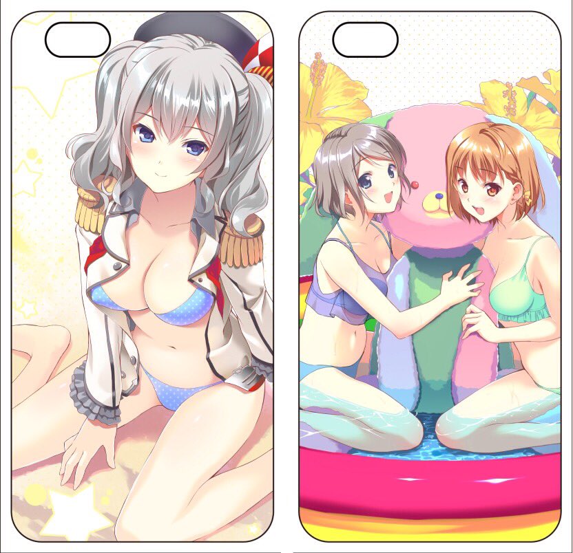 コミケグッズ、iPhoneケース用の絵です。注)スマホで閲覧時、画像が酷く荒れる場合があります。 